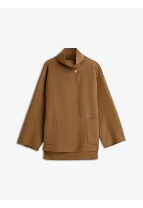 Chaqueta Café Oversize De De Mezcla De Lana Tommy Hilfiger
