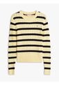 Saco Amarillo De Punto Con Cuello Redondo Tommy Hilfiger de Tommy Hilfiger