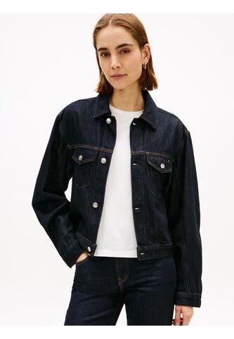 Chaqueta Azul Denim De Color Oscuro Tommy Hilfiger Tommy Hilfiger