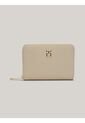 Billetera Beige Chic Mediana Con Cremallera Tommy Hilfiger de Tommy Hilfiger