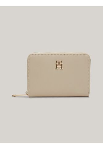 Billetera Beige Chic Mediana Con Cremallera Tommy Hilfiger Tommy Hilfiger