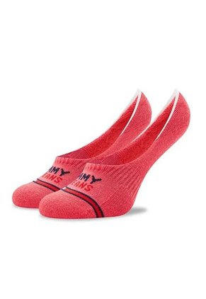 Pack De 2 Calcetines Rosado - Blanco Con Logo Tommy Hilfiger