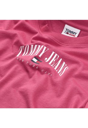 Camiseta Esencial De Vestir Tommy Jeans Mujer Rosa Tommy Jeans Mujer Rosa Tommy Jeans