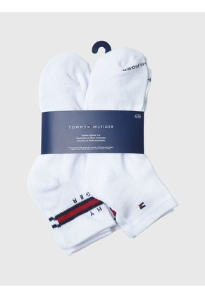 Pack Blanco De Seis Pares De Medias Tobilleros Athletic Tommy Hilfiger