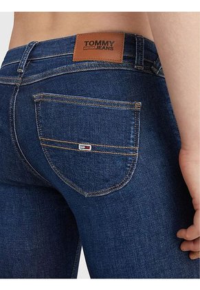 Jeans Sophie Ceñidos De Talle Bajo Mujer Azul Tommy Hilfiger