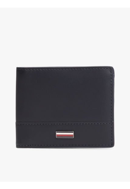 Billetera Azul Plegable Corporate Tommy Hilfiger