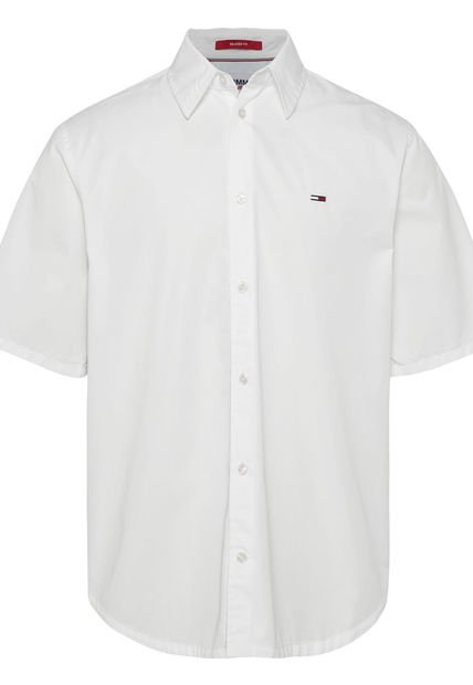 Camisa Manga Corta Hombre Blanco Tommy Jeans