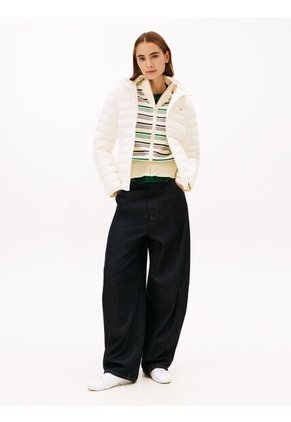 Chaqueta Blanca Ligera De Plumón Tommy Hilfiger