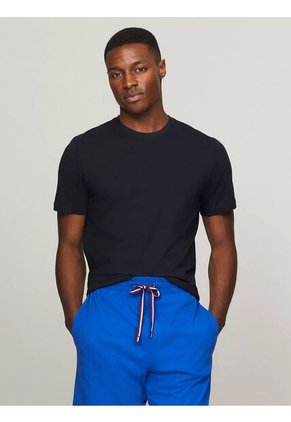 Pack Azul De 3 Camisetas De Cuello Redondo Con Logo  Tommy Hilfiger