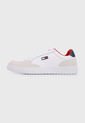 Tenis Lifestyle Blanco-Azul-Rojo Tommy Hilfiger Tommy Jeans City Textile Cupsole de Tommy Hilfiger