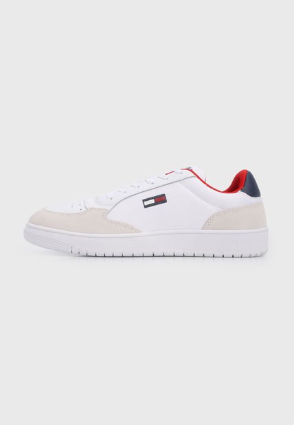 Tenis Lifestyle Blanco-Azul-Rojo Tommy Hilfiger Tommy Jeans City Textile Cupsole