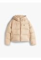 Chaqueta Café Acolchada De Ripstop Con Capota Tommy Jeans de Tommy Hilfiger