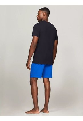 Pack Azul De 3 Camisetas De Cuello Redondo Con Logo  Tommy Hilfiger