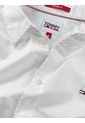 Camisa Manga Corta Hombre Blanco Tommy Jeans de Tommy Hilfiger