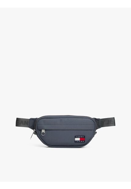 Canguro Gris Essential Con Inscripción Tommy Hilfiger