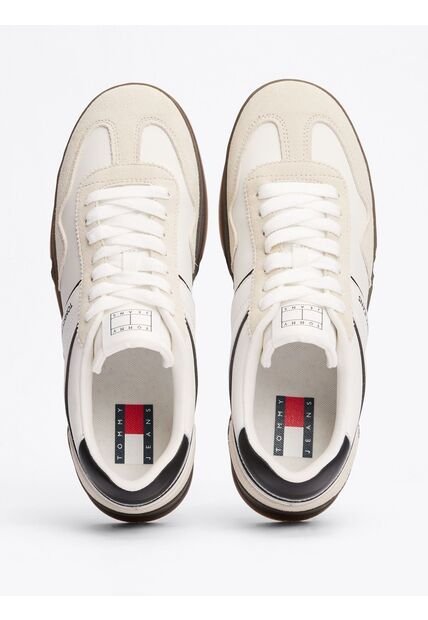 Tenis Negro Greenwich De Cuero Tommy Hilfiger