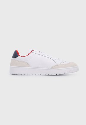 Tenis Lifestyle Blanco-Azul-Rojo Tommy Hilfiger Tommy Jeans City Textile Cupsole