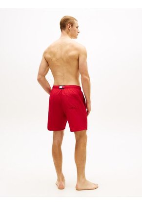 Traje Rojo De Baño Largo De Nailon Y Cordón Ajustable Tommy Hilfiger