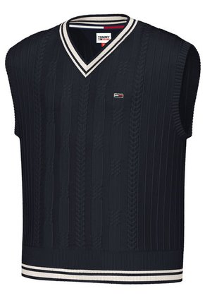 Chalecon Tipo Saco Hombre Azul Tommy Jeans