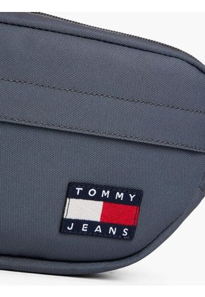 Canguro Gris Essential Con Inscripción Tommy Hilfiger