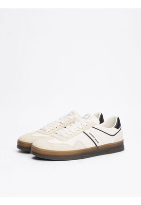 Tenis Negro Greenwich De Cuero Tommy Hilfiger