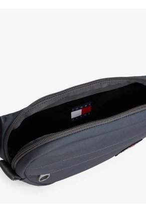 Canguro Gris Essential Con Inscripción Tommy Hilfiger