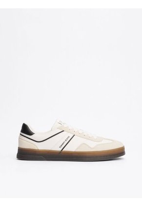 Tenis Negro Greenwich De Cuero Tommy Hilfiger