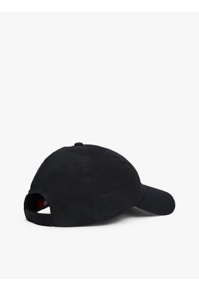 Gorra Negra De Béisbol Con Logo Bordado Tommy Hilfiger