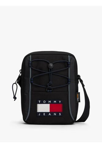 Bolso Negro Reporter Con Correa Cruzada Y Logo Tommy Hilfiger Tommy Hilfiger
