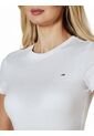 Camiseta Blanca Tommy Jeans Corte Slim Tommy Jeans de Tommy Hilfiger