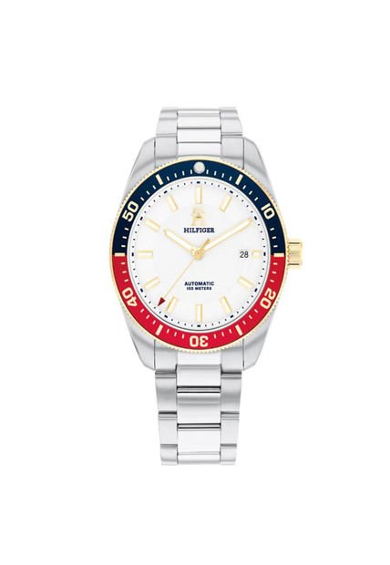Reloj Tommy Hilfiger Modelo 1710551 Plateado Hombre