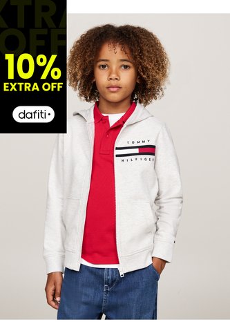 Buzo Con Capota Y Ribetes Distintivos Para Niño Tommy Hilfiger Tommy Hilfiger
