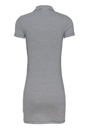 Vestido Azul Tipo Polo De Rayas Tommy Jeans