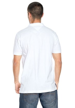 Polo Blanco-Azul Tommy Hilfiger