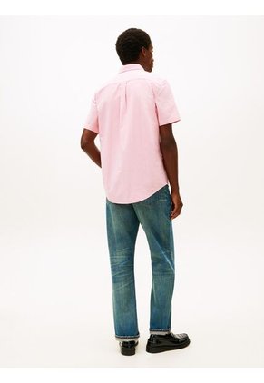 Camisa Roja Heritage De Manga Corta Tommy Hilfiger