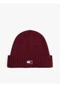 Gorro Rojo Heritage De Punto Canal Con Logo Tommy Hilfiger de Tommy Hilfiger