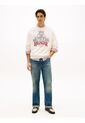 Buzo Blanco Heritage Amplio Con Escudo Bordado Tommy Hilfiger de Tommy Hilfiger