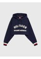Hoodie Cropped Con Capucha Tommy Hilfiger X Shawn Mendes Mujer Gris Tommy Hilfiger de Tommy Hilfiger