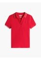 Polo Rojo 1985 De Corte Slim Con Ribetes Tommy Hilfiger de Tommy Hilfiger