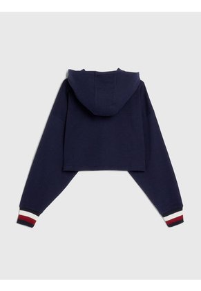 Hoodie Cropped Con Capucha Tommy Hilfiger X Shawn Mendes Mujer Gris Tommy Hilfiger