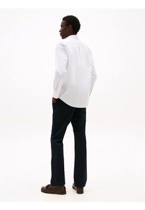 Camisa Multicolor Flex Poplin De Manga Larga Tommy Hilfiger
