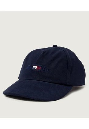 Gorra Azul De 5 Paneles Con Logo Tommy Hilfiger