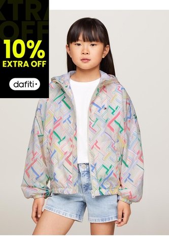 Chaqueta Niña Con Estampado Del Monogram Th Tommy Hilfiger Tommy Hilfiger