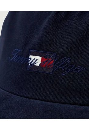 Gorra Azul De 5 Paneles Con Logo Tommy Hilfiger