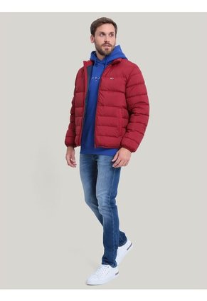Chaqueta Roja Acolchada Plegable Tommy Jeans