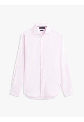 Camisa Rosada De Tejido Dobby Tommy Hilfiger