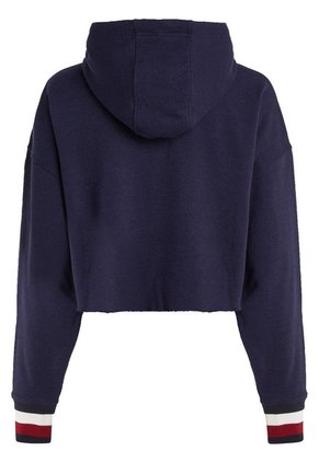 Hoodie Cropped Con Capucha Tommy Hilfiger X Shawn Mendes Mujer Gris Tommy Hilfiger