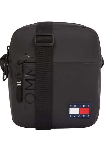 Bolso Negro Reporter Con Correa Cruzada Essential Tommy Hilfiger