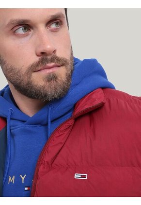 Chaqueta Roja Acolchada Plegable Tommy Jeans