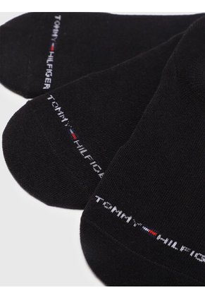 Pack Negro De 3 Calcetines Invisibles Tommy Hilfiger